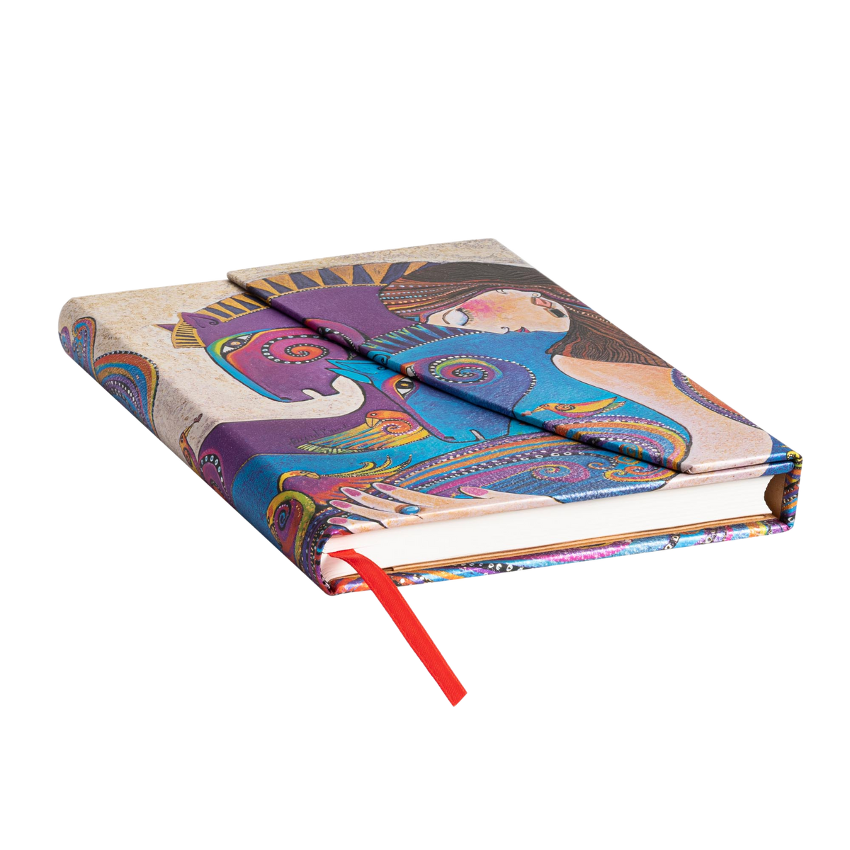 Paperblanks Maria and Mares Midi Hardback Journal – Lined, 144 Pages – page edge