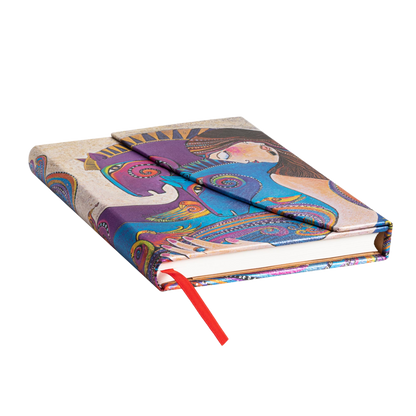 Paperblanks Maria and Mares Midi Hardback Journal – Lined, 144 Pages – page edge