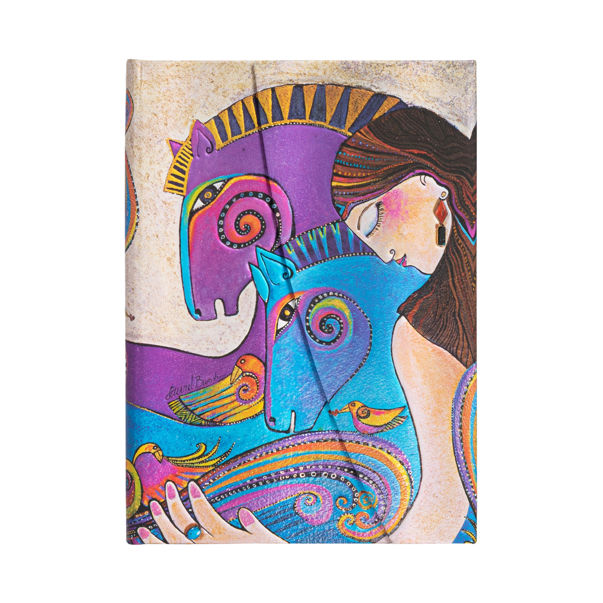 Paperblanks Maria and Mares Midi Hardback Journal – Lined, 144 Pages – front cover