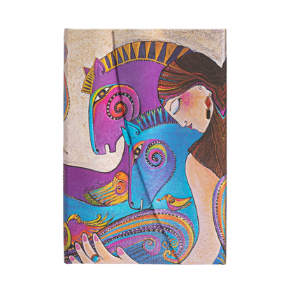 Paperblanks Maria and Mares Mini Hardback Journal – Lined, 176 Pages – front cover