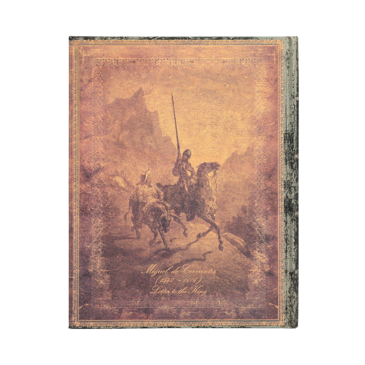 Paperblanks Cervantes, Letter to the King Ultra Hardback Journal – Lined, 144 Pages – back cover