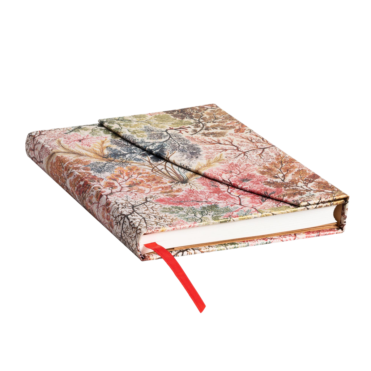 Paperblanks Anemone Midi Hardback Journal – Lined, 144 Pages – page edge