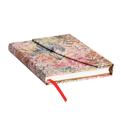 Paperblanks Anemone Midi Hardback Journal – Lined, 144 Pages – page edge