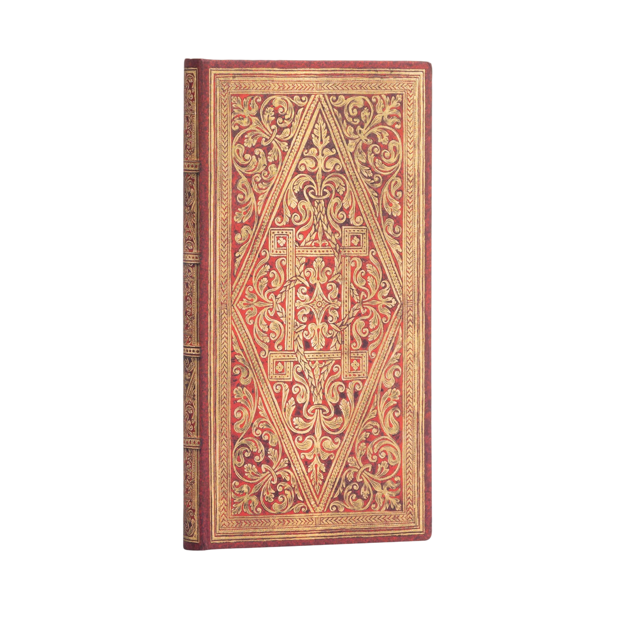 Paperblanks Golden Pathway Slim Hardback Journal – Lined, 176 Pages – angled view