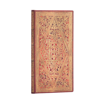 Paperblanks Golden Pathway Slim Hardback Journal – Lined, 176 Pages – angled view