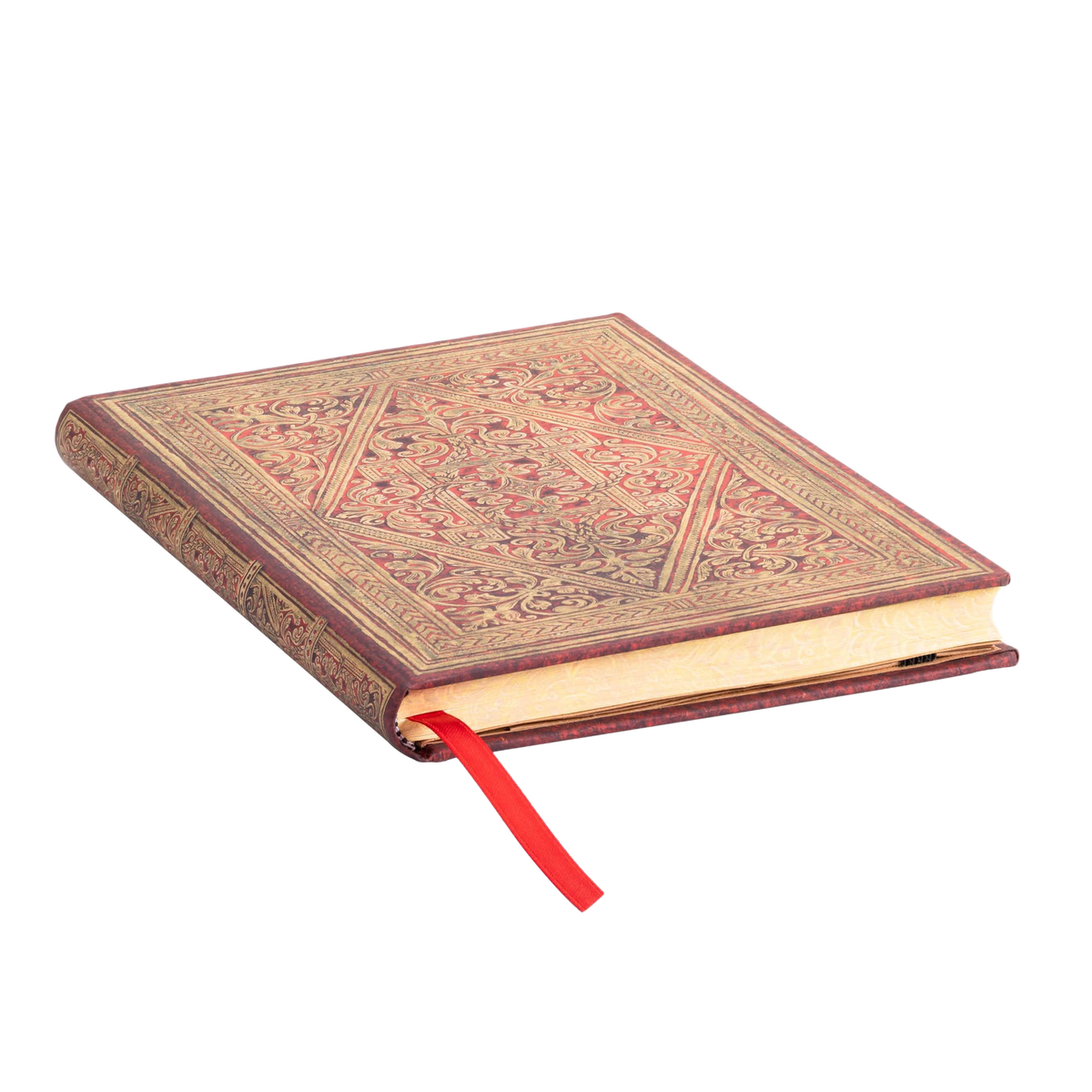 Paperblanks Golden Pathway Midi Hardback Journal – Lined, 144 Pages – page edge
