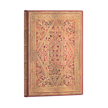 Paperblanks Golden Pathway Midi Hardback Journal – Plain, 144 Pages – angled view