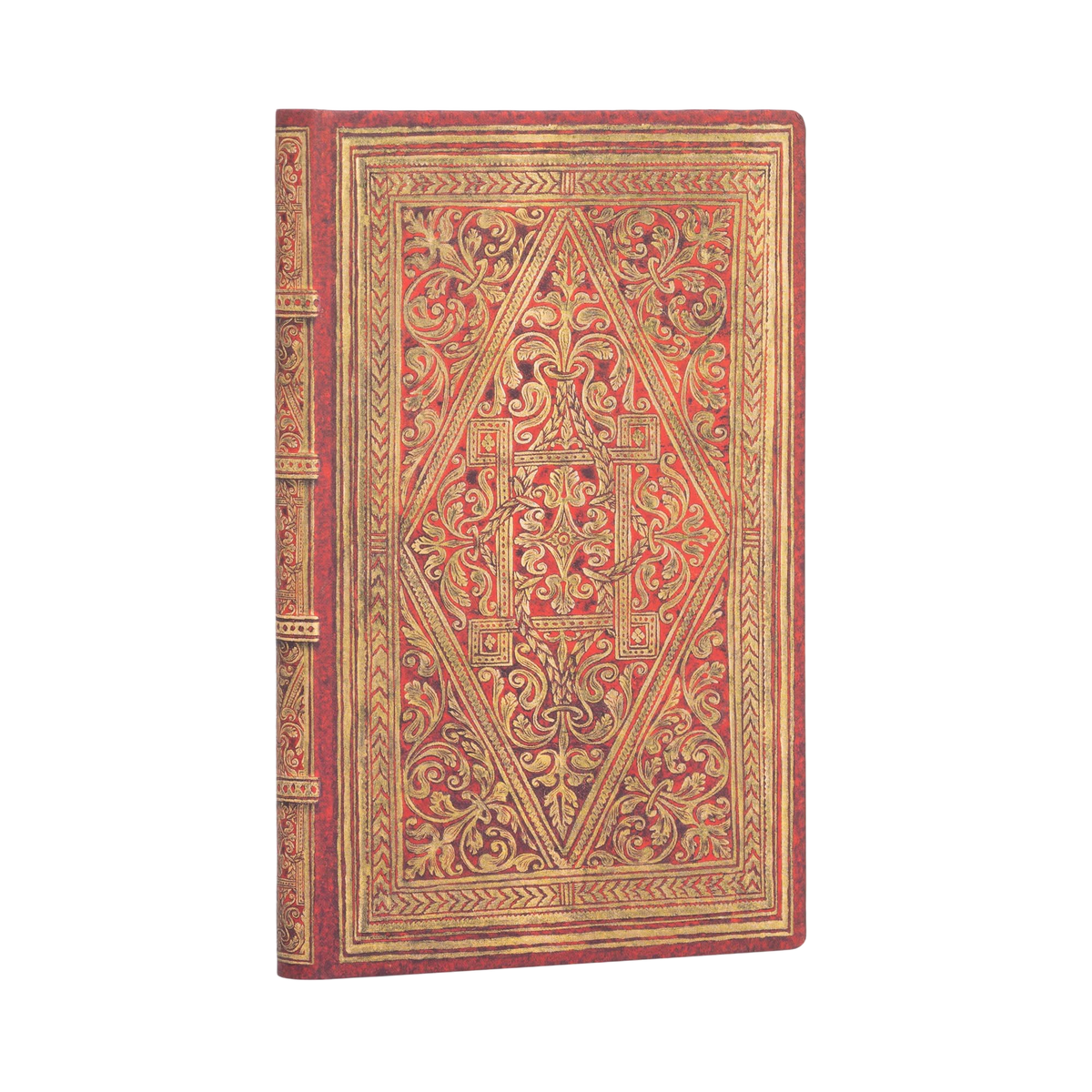 Paperblanks Golden Pathway Mini Hardback Journal – Lined, 176 Pages – angled view