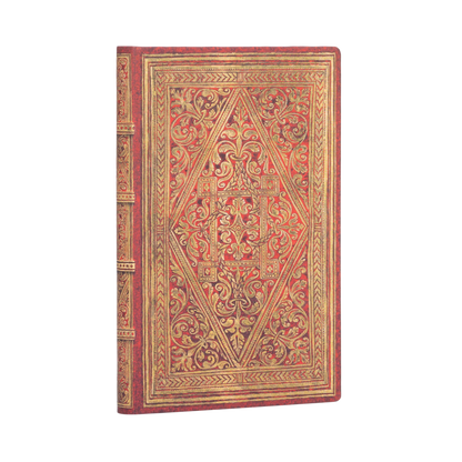 Paperblanks Golden Pathway Mini Hardback Journal – Lined, 176 Pages – angled view