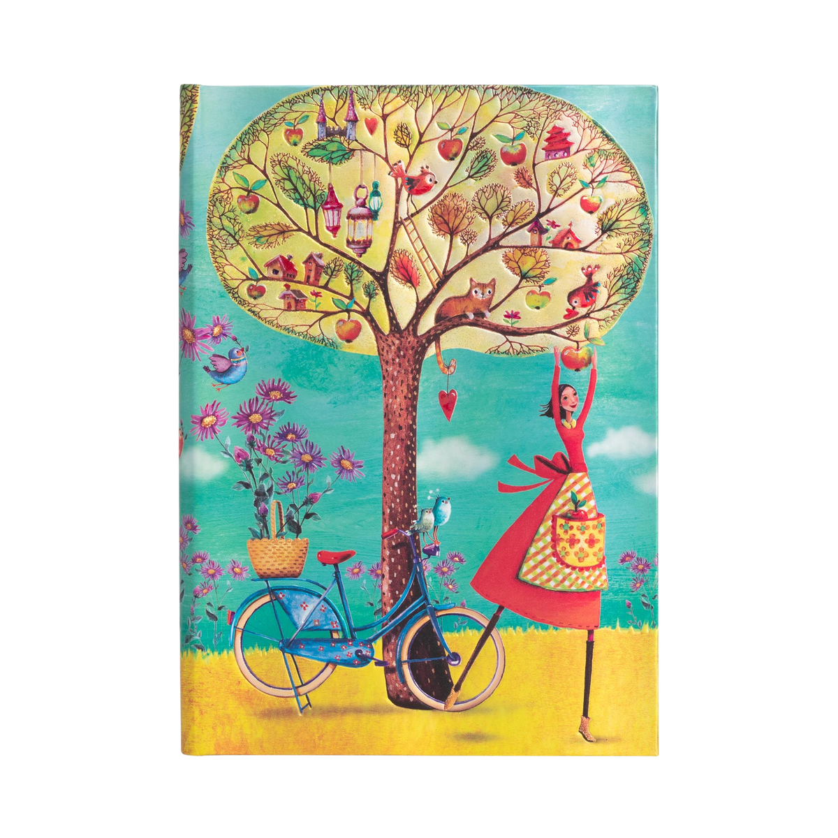 Paperblanks Autumn Apples Midi Hardback Journal – Lined, 144 Pages – front cover