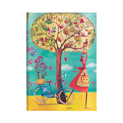 Paperblanks Autumn Apples Midi Hardback Journal – Lined, 144 Pages – front cover