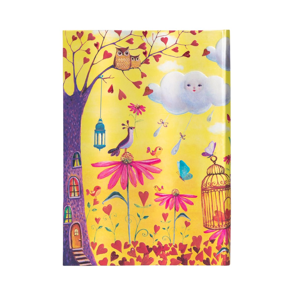 Paperblanks Fall Foliage Midi Hardback Journal – Lined, 144 Pages – back cover