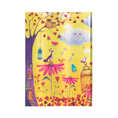 Paperblanks Fall Foliage Midi Hardback Journal – Lined, 144 Pages – back cover