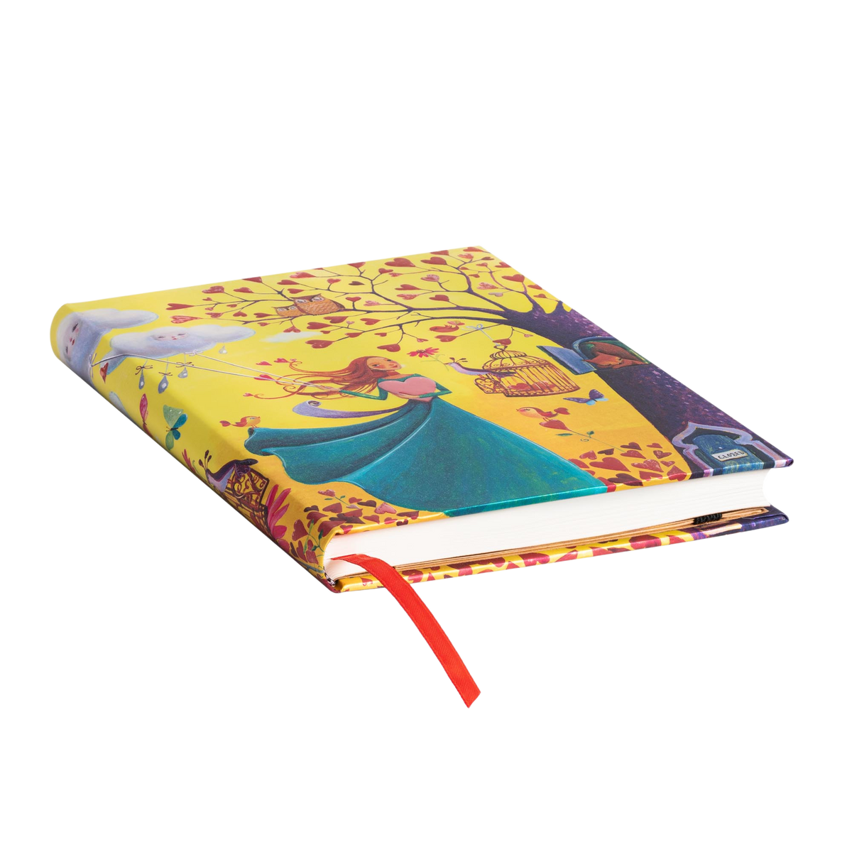 Paperblanks Fall Foliage Midi Hardback Journal – Lined, 144 Pages – page edge