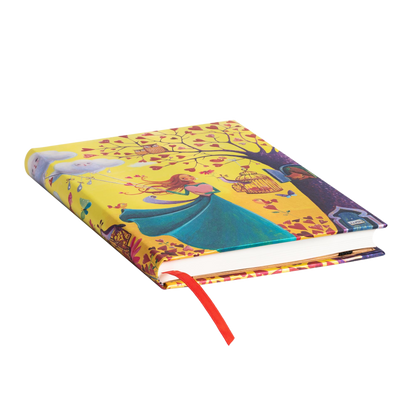 Paperblanks Fall Foliage Midi Hardback Journal – Lined, 144 Pages – page edge