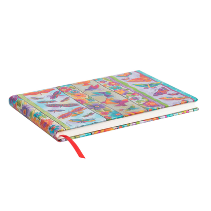 Paperblanks Hummingbirds & Flutterbyes Hardback Guest Book – Plain, 144 Pages – page edge