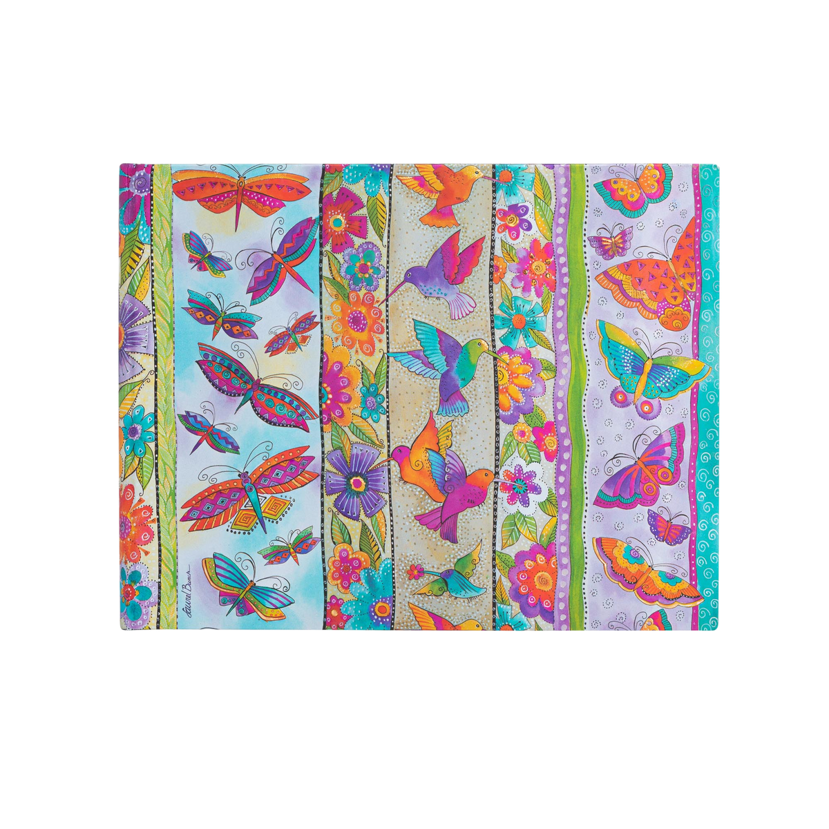 Paperblanks Hummingbirds & Flutterbyes Hardback Guest Book – Plain, 144 Pages – front cover