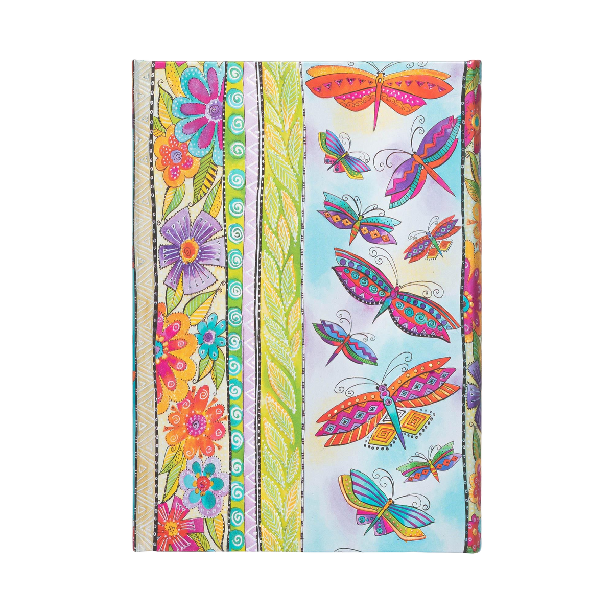 Paperblanks Hummingbirds & Flutterbyes Midi Hardback Journal – Lined, 144 Pages – back cover
