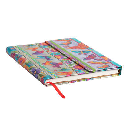 Paperblanks Hummingbirds & Flutterbyes Ultra Hardback Journal – Lined, 144 Pages – page edge