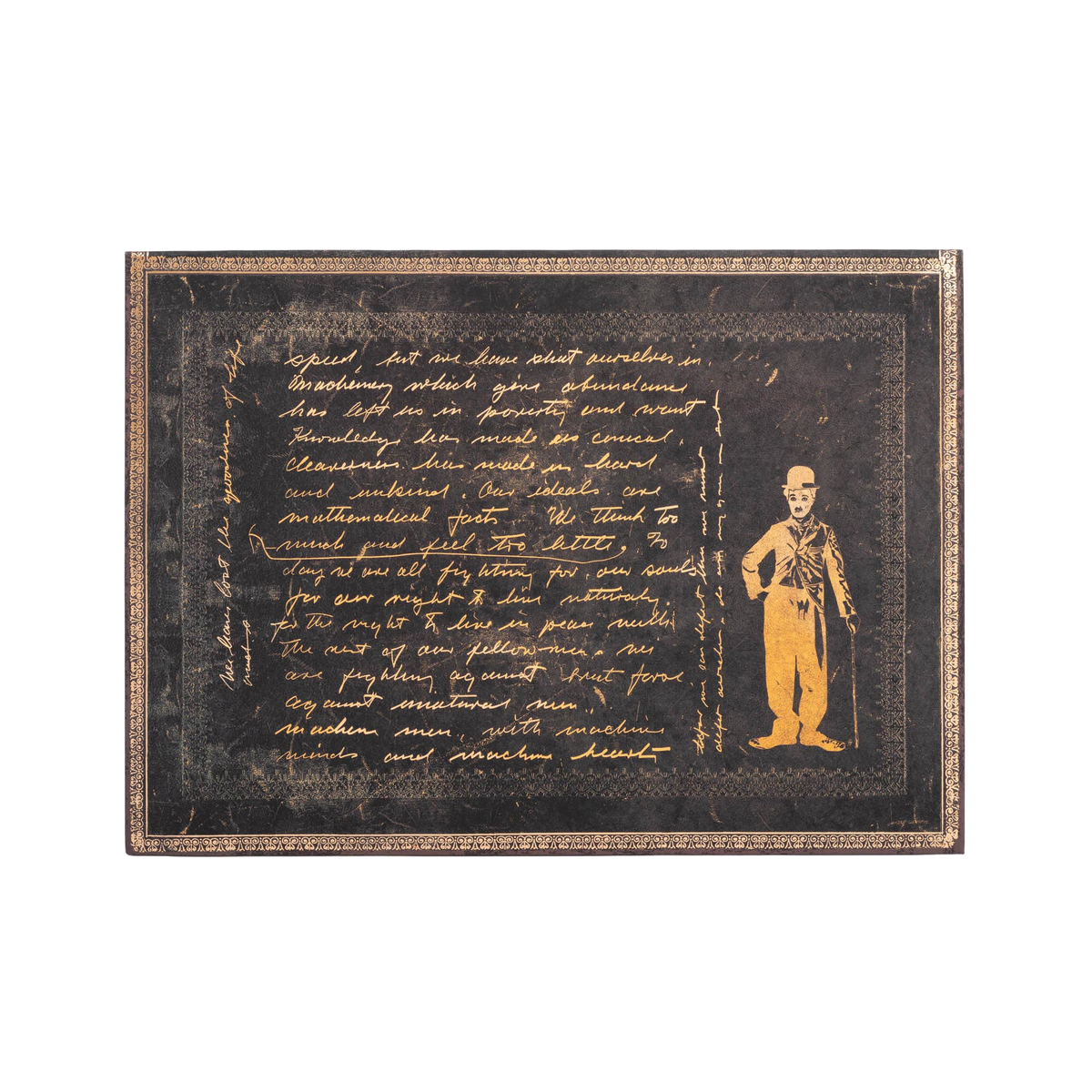 Paperblanks Celebrating Charlie Chaplin Document Folder – back view