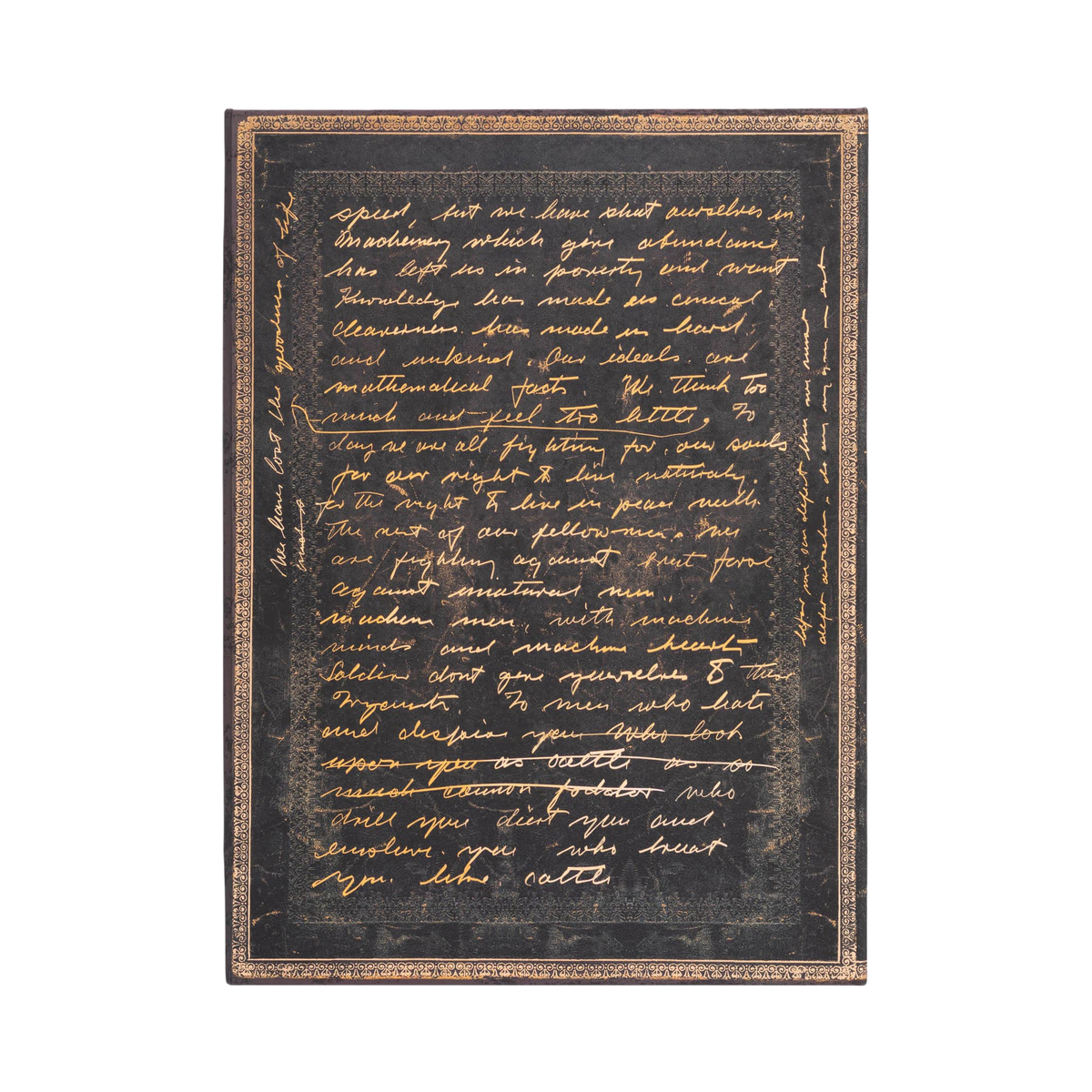Paperblanks Celebrating Charlie Chaplin Manuscript Box – front view
