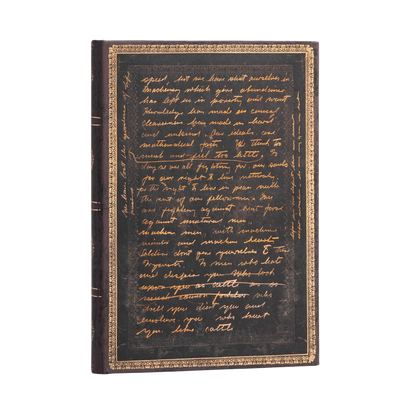 Paperblanks Celebrating Charlie Chaplin Midi Hardback Journal – Lined, 144 Pages – angled view