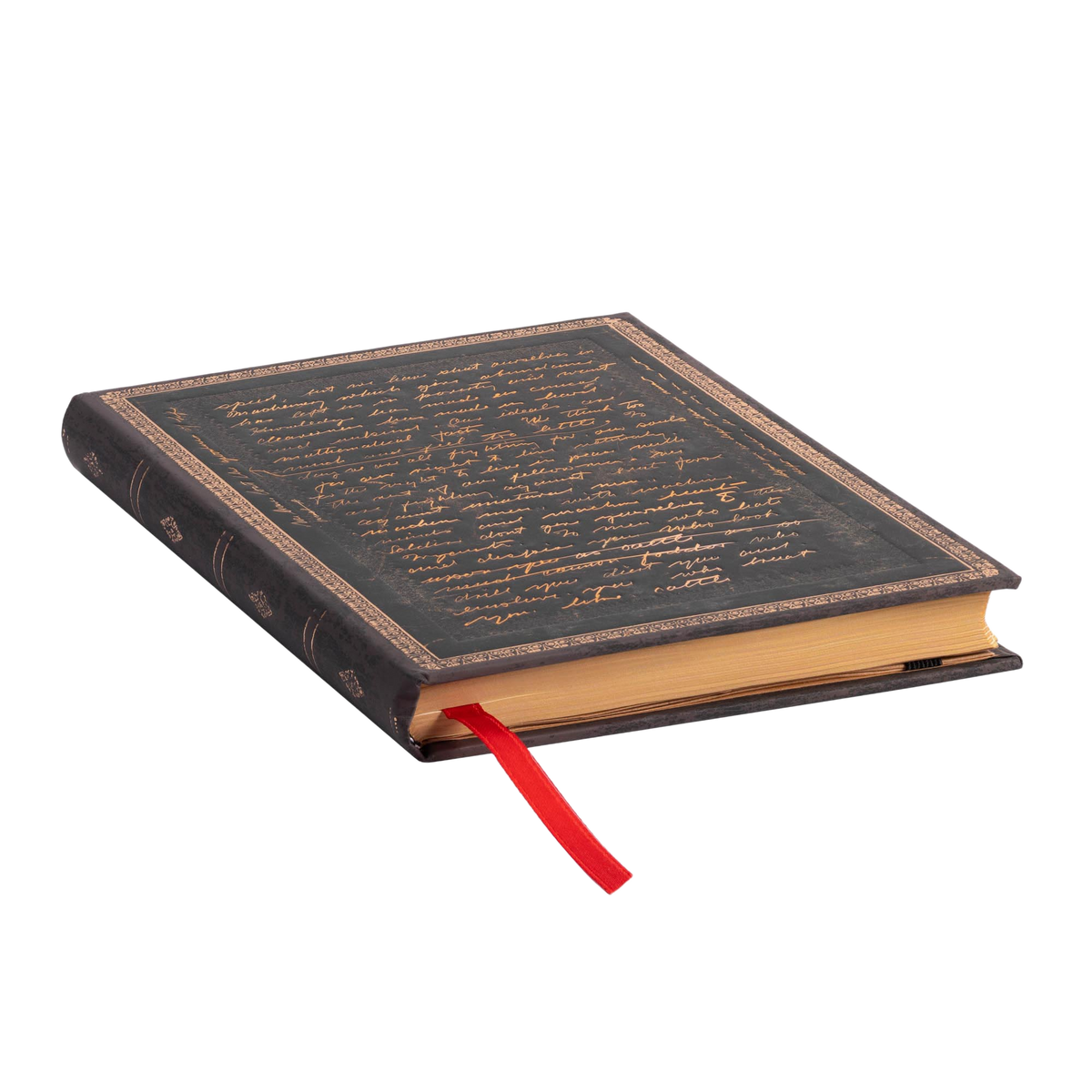 Paperblanks Celebrating Charlie Chaplin Midi Hardback Journal – Lined, 144 Pages – page edge