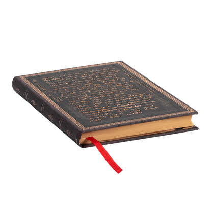 Paperblanks Celebrating Charlie Chaplin Midi Hardback Journal – Lined, 144 Pages – page edge