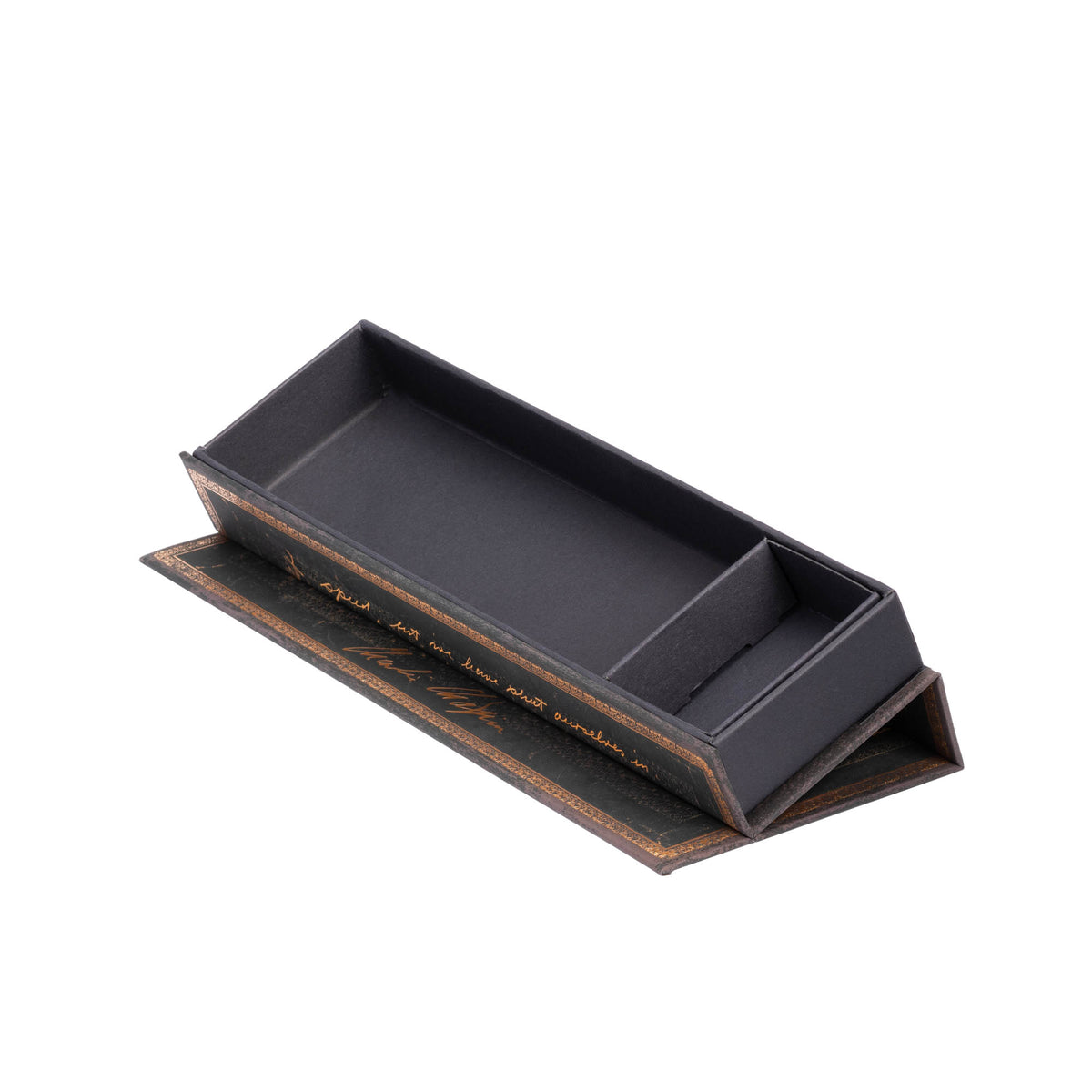Paperblanks Celebrating Charlie Chaplin Pencil Case – side view