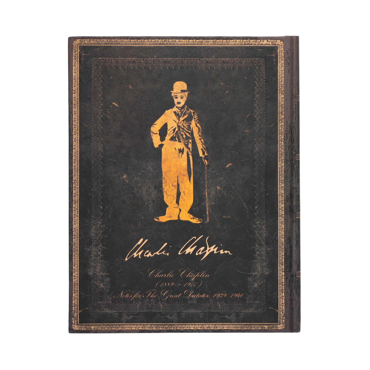 Paperblanks Celebrating Charlie Chaplin Ultra Hardback Journal – Lined, 144 Pages – back cover