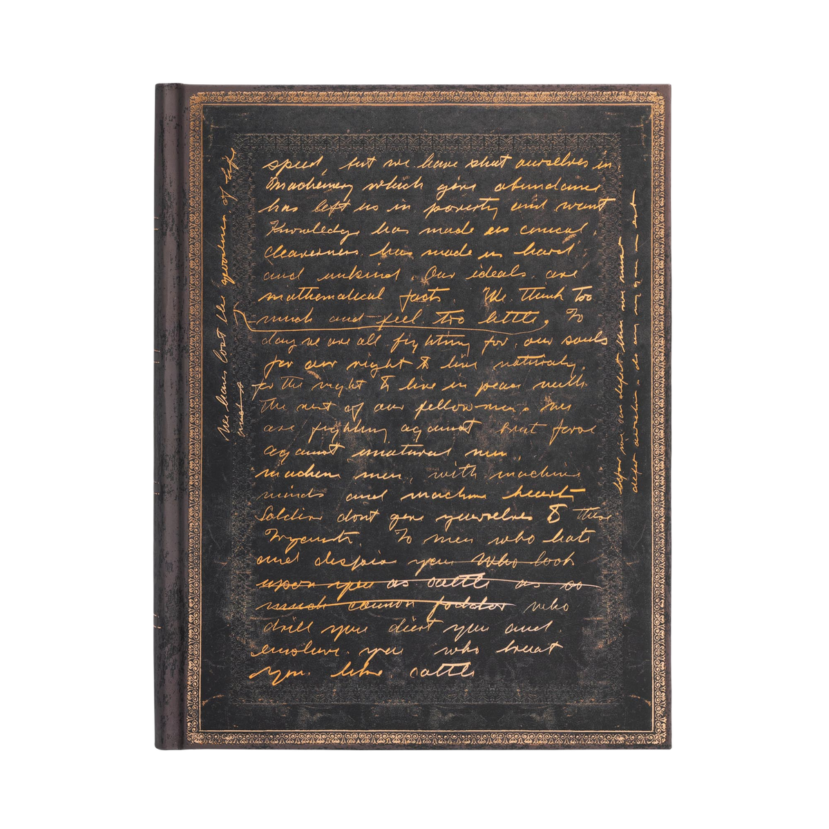 Paperblanks Celebrating Charlie Chaplin Ultra Hardback Journal – Lined, 144 Pages – front cover