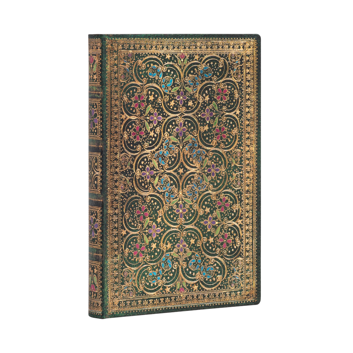 Paperblanks Pinnacle Mini Softback Flexi Journal – Lined, 208 Pages – angled view