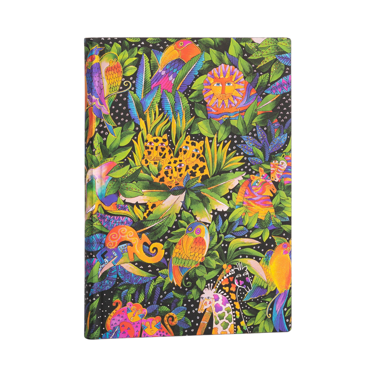 Paperblanks Jungle Song Midi Softback Flexi Journal – Lined, 176 Pages – angled view