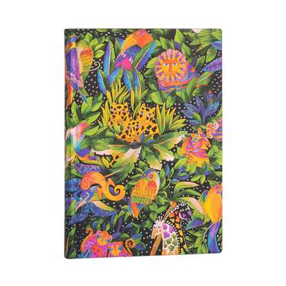 Paperblanks Jungle Song Midi Softback Flexi Journal – Lined, 176 Pages – angled view