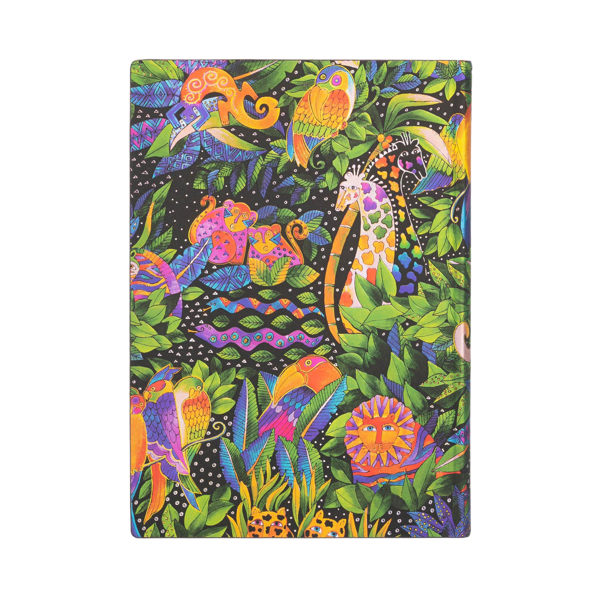Paperblanks Jungle Song Midi Softback Flexi Journal – Lined, 176 Pages – back cover