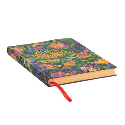 Paperblanks Jungle Song Midi Softback Flexi Journal – Lined, 176 Pages – page edge
