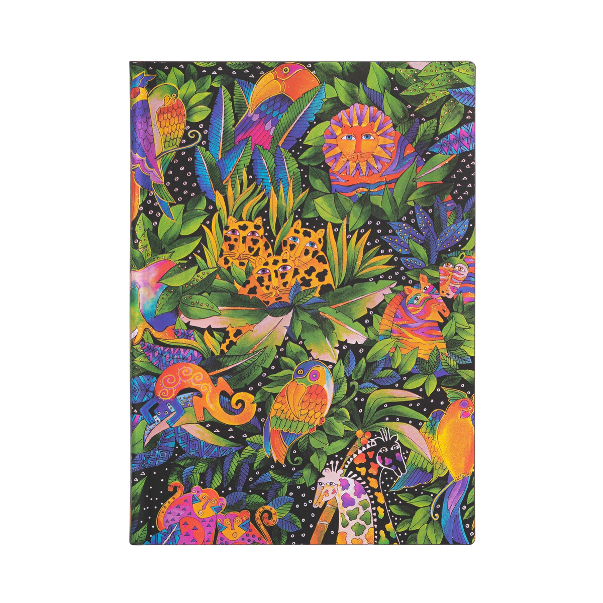Paperblanks Jungle Song Midi Softback Flexi Journal – Lined, 176 Pages – front cover