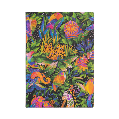 Paperblanks Jungle Song Midi Softback Flexi Journal – Lined, 176 Pages – front cover