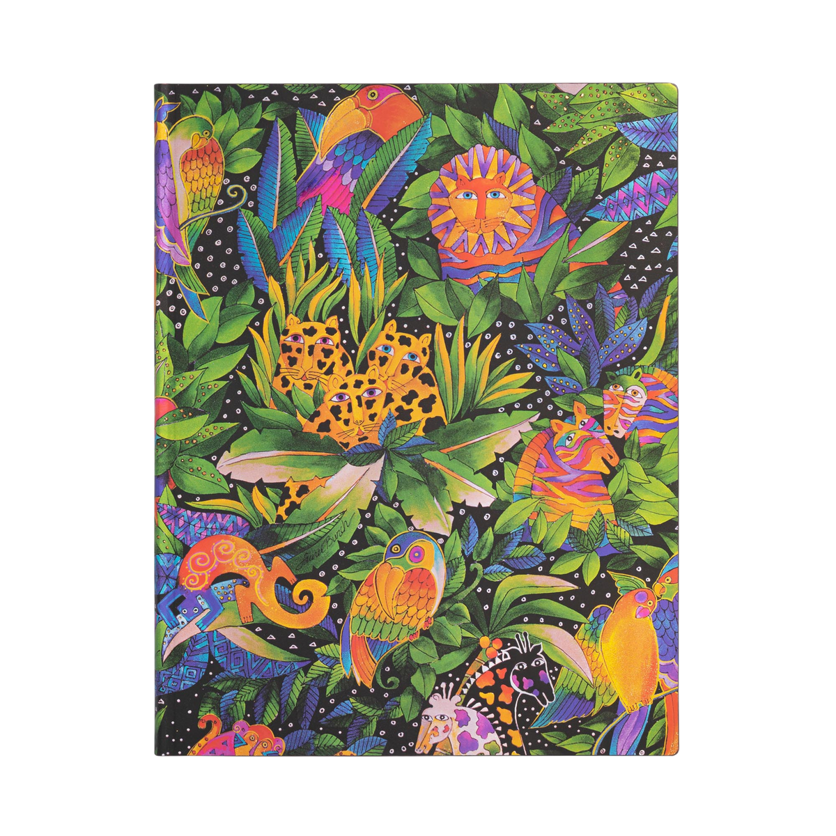 Paperblanks Jungle Song Ultra Softback Flexi Journal – Plain, 176 Pages – front cover