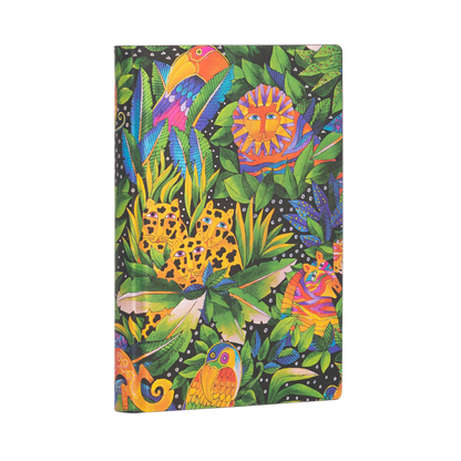 Paperblanks Jungle Song Mini Softback Flexi Journal – Lined, 208 Pages – angled view