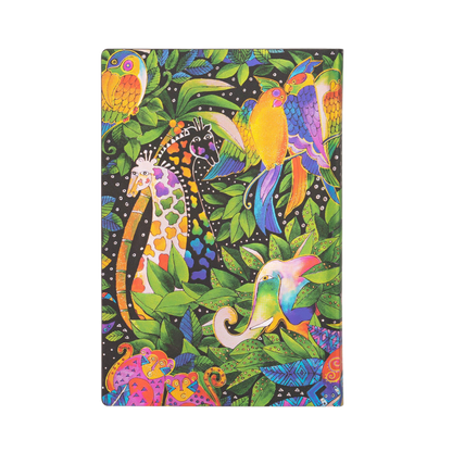 Paperblanks Jungle Song Mini Softback Flexi Journal – Lined, 208 Pages – back cover