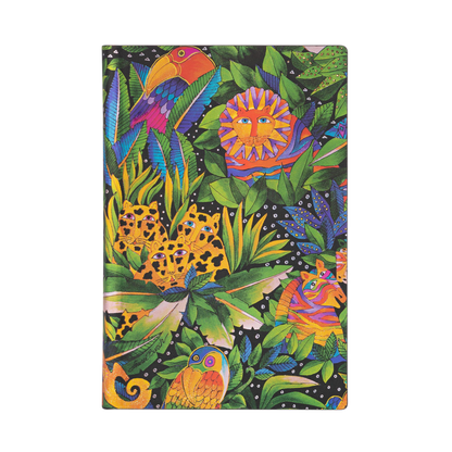 Paperblanks Jungle Song Mini Softback Flexi Journal – Lined, 208 Pages – front cover