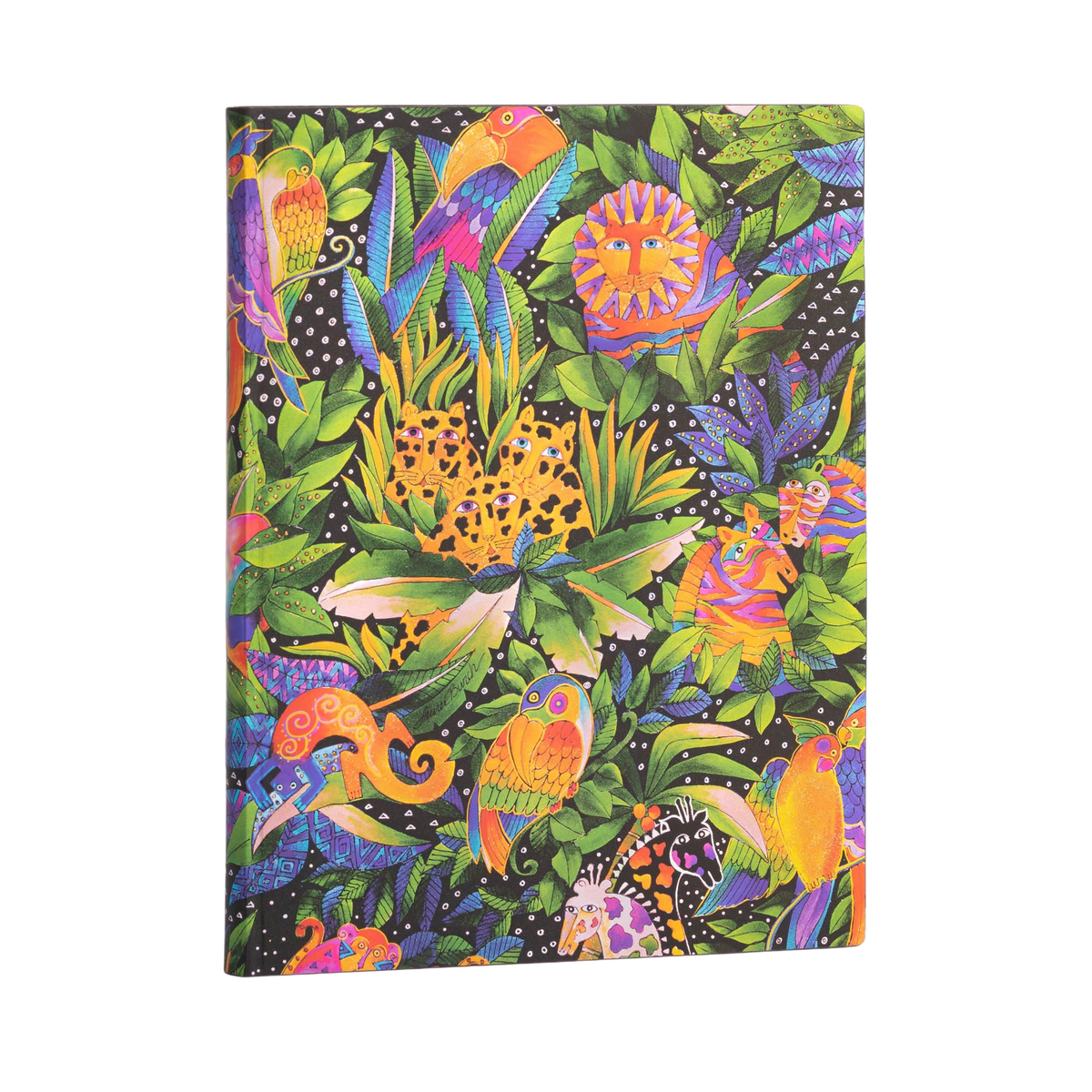 Paperblanks Jungle Song Ultra Softback Flexi Journal – Lined, 176 Pages – angled view