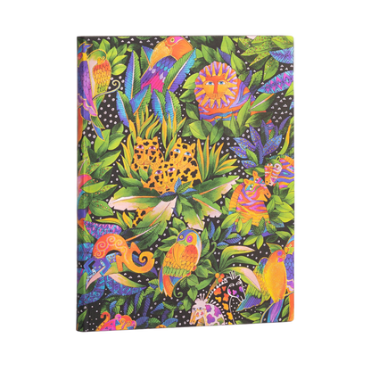 Paperblanks Jungle Song Ultra Softback Flexi Journal – Lined, 176 Pages – angled view
