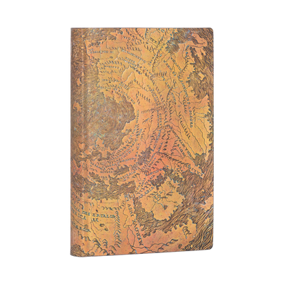 Paperblanks Hunt-Lenox Globe Mini Softback Flexi Journal – Lined, 208 Pages – angled view