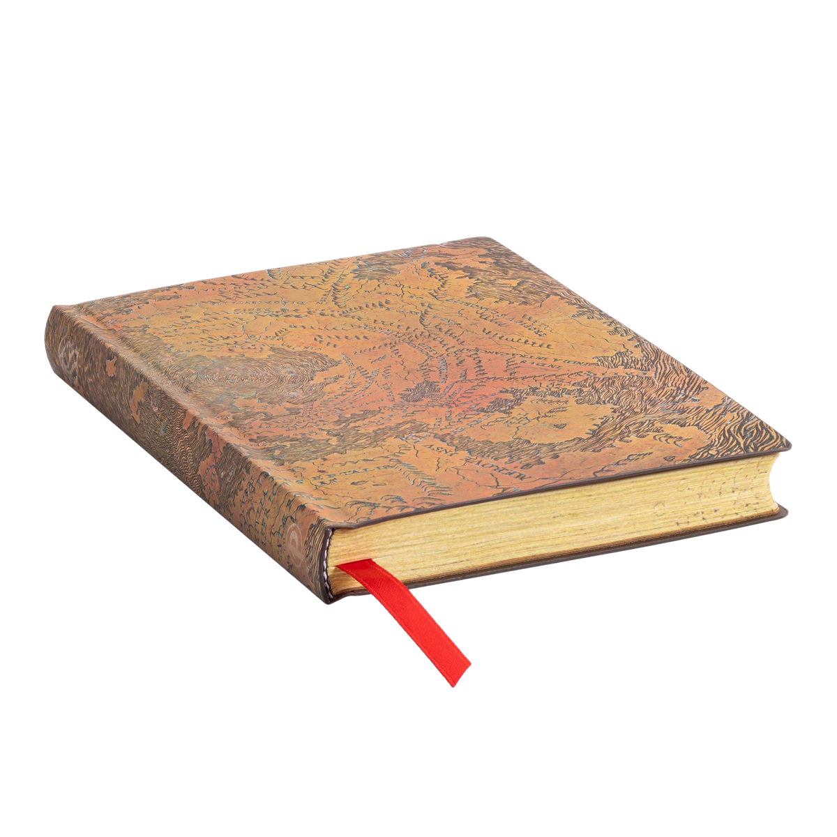 Paperblanks Hunt-Lenox Globe Mini Softback Flexi Journal – Lined, 208 Pages – page edge
