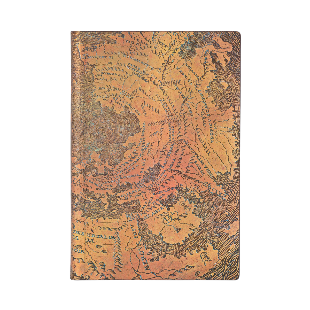 Paperblanks Hunt-Lenox Globe Mini Softback Flexi Journal – Lined, 208 Pages – front cover