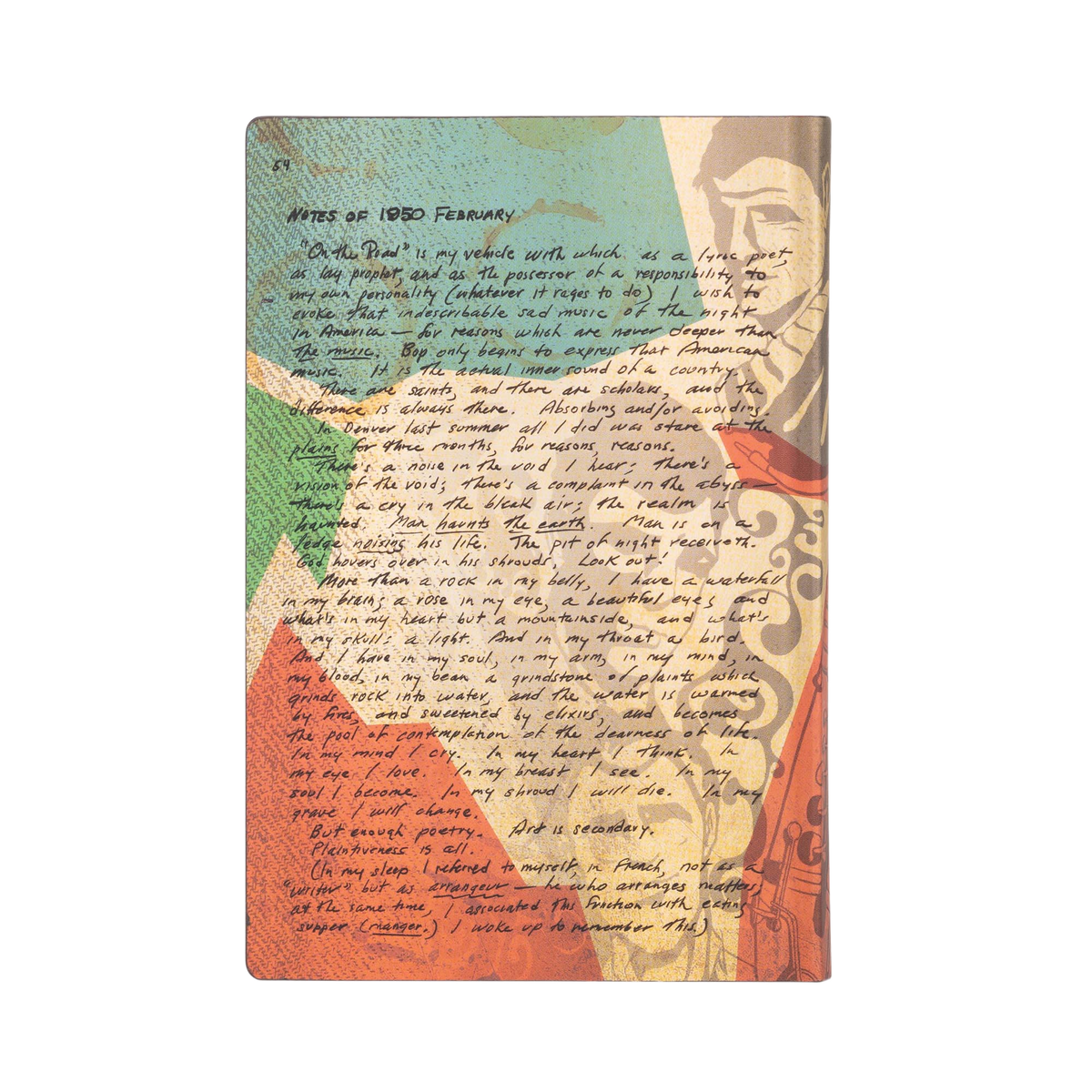 Paperblanks On the Road Mini Softback Flexi Journal – Lined, 208 Pages – back cover