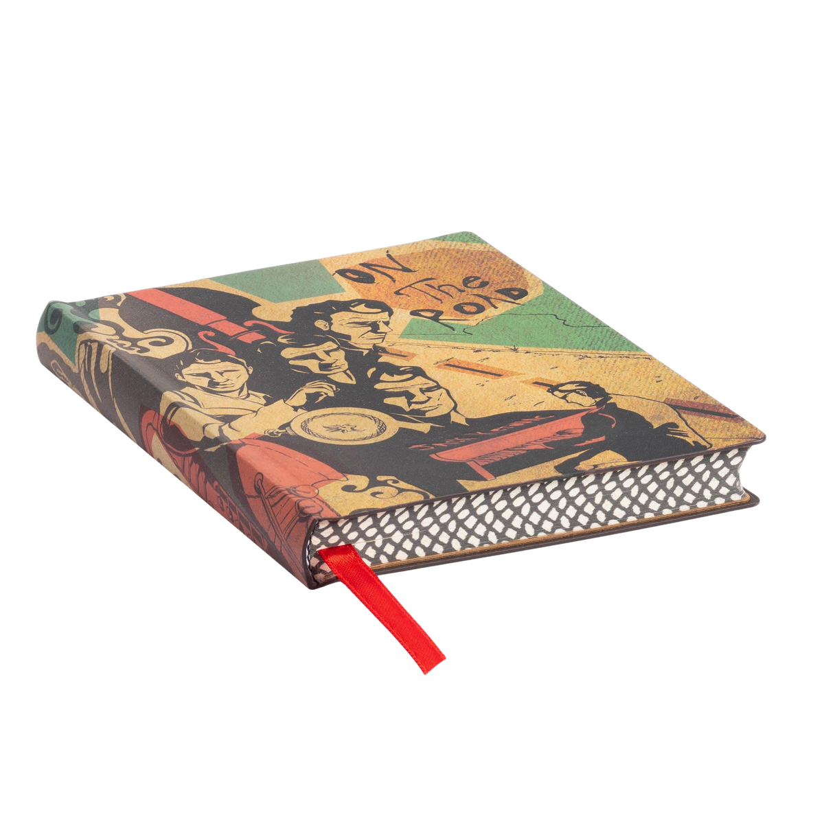 Paperblanks On the Road Mini Softback Flexi Journal – Lined, 208 Pages – page edge