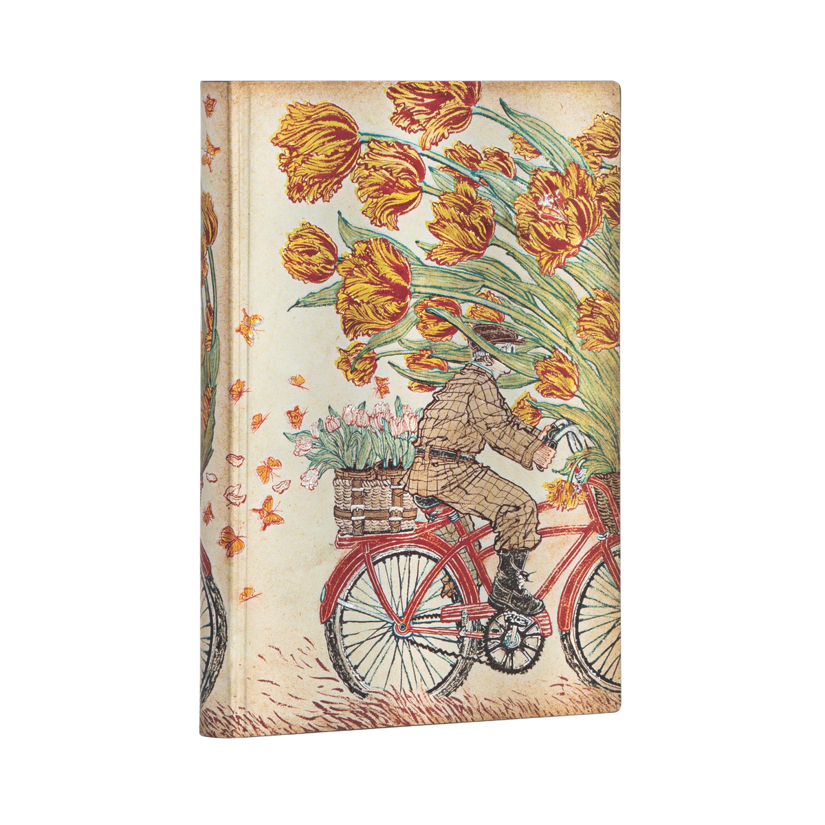 Paperblanks Holland Spring Midi Softback Flexi Journal – Lined, 176 Pages – angled view